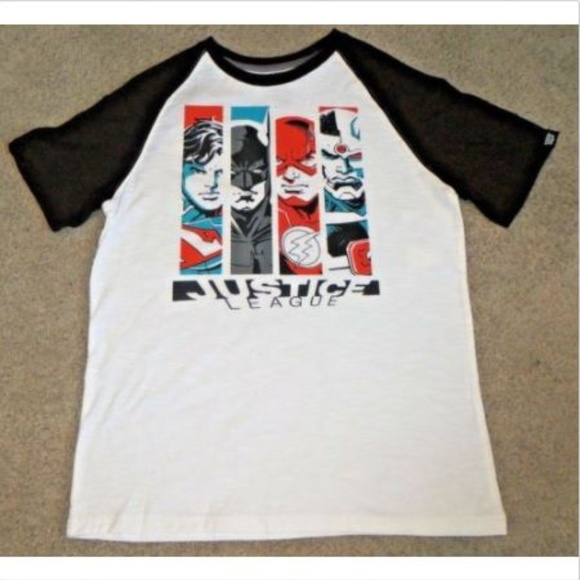 Justice League Other - Justice League Burn Out Boys T-Shirt 18 2XL